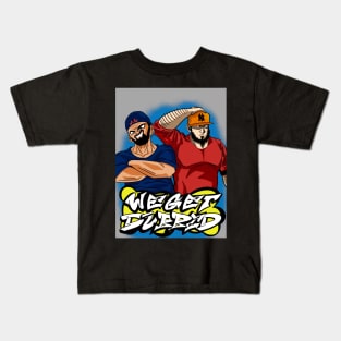 We Get Dubbed Blue Kids T-Shirt